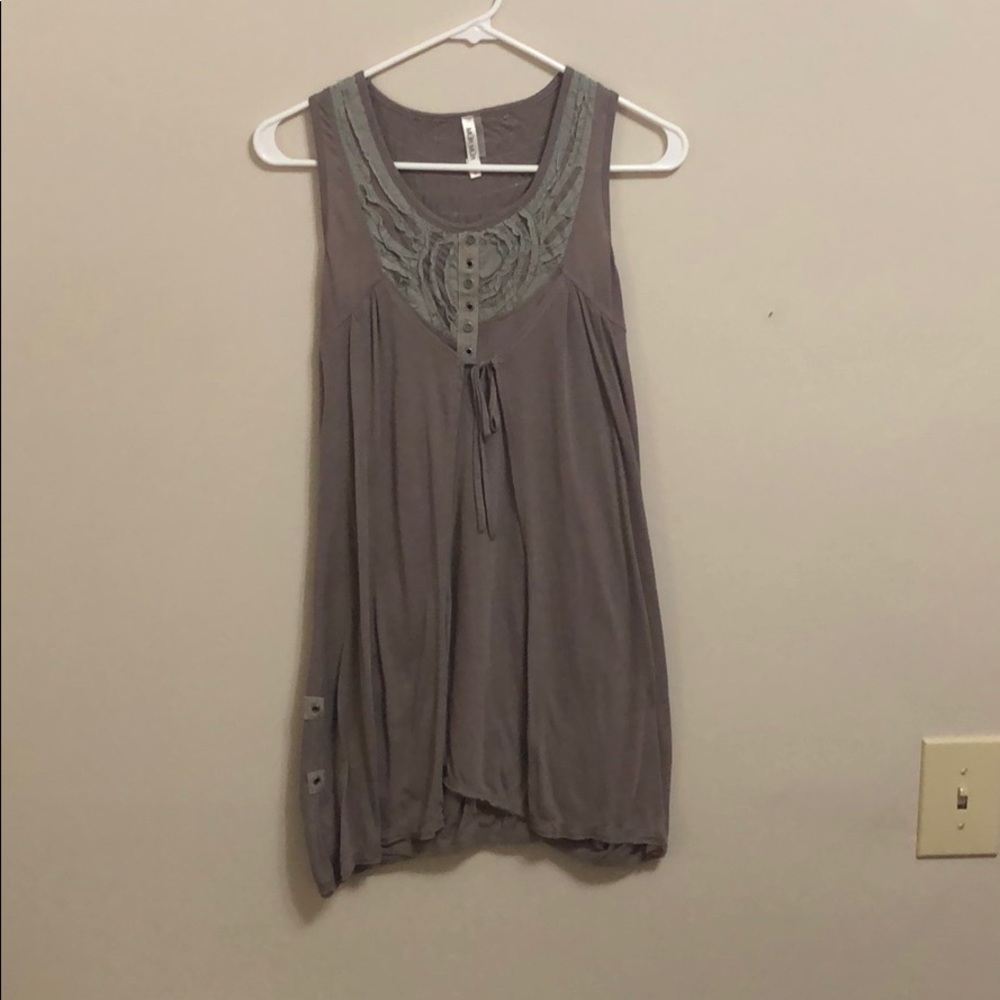 Lilac colored layering tank